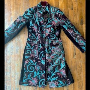 Boho hippie tapestry coat